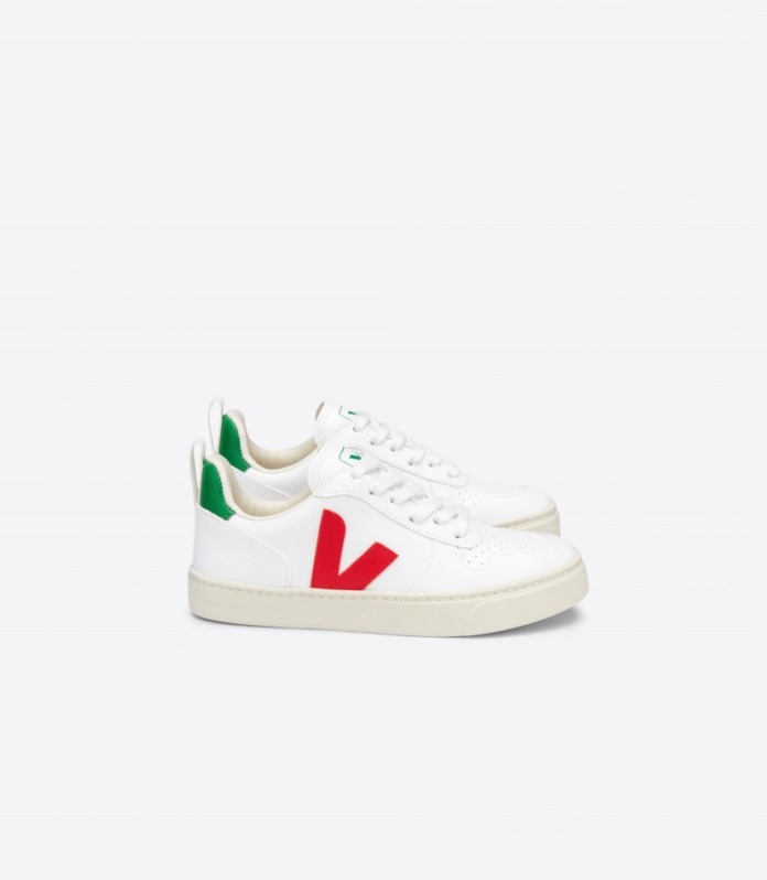 Veja Original V-10 Vezice Cwl Bijeli Pekin Emeraude
