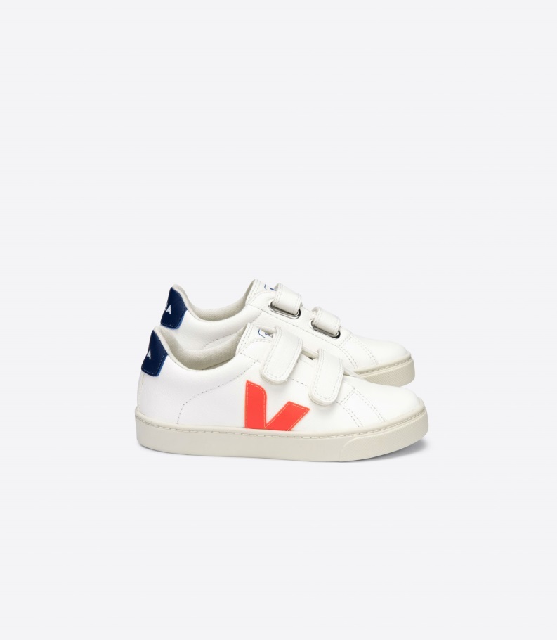 Koža Bez Kroma Bijela Narančasta Fluo Kobalt Premium Veja Original