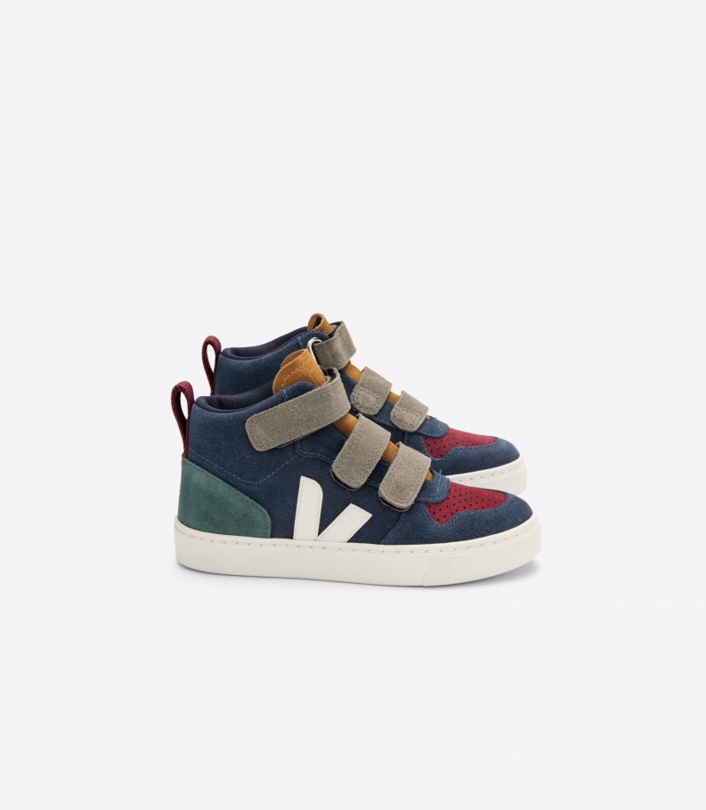 Series Veja Origional Mid Suede Multico Nautico Cyprus