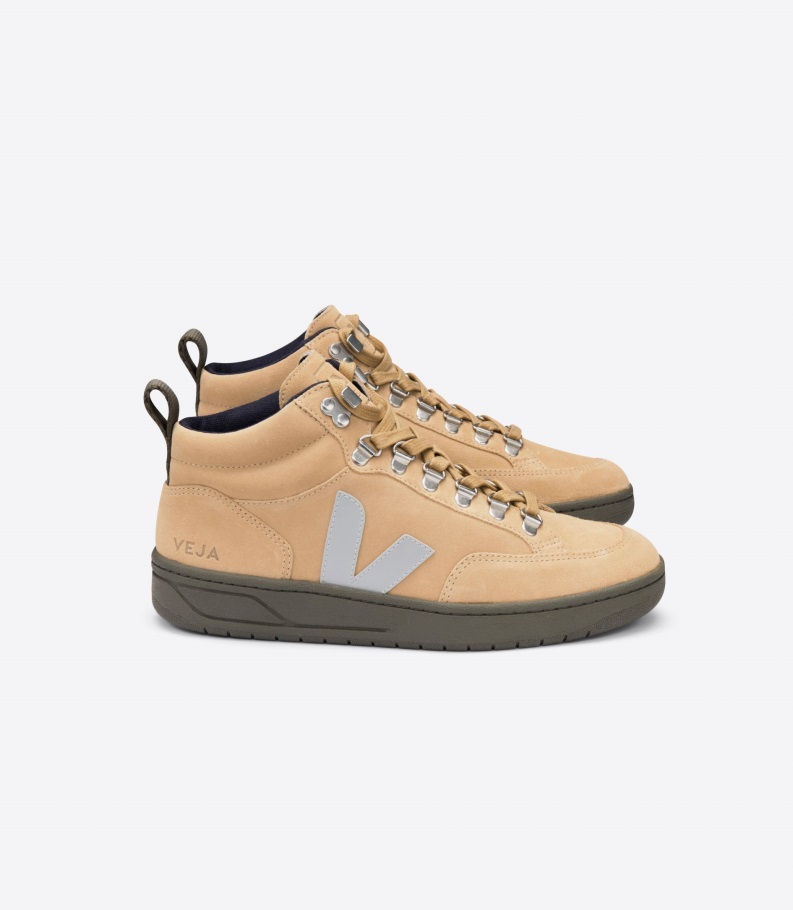 Suede Desert Oxford Grey Kaki Veja Origional Special