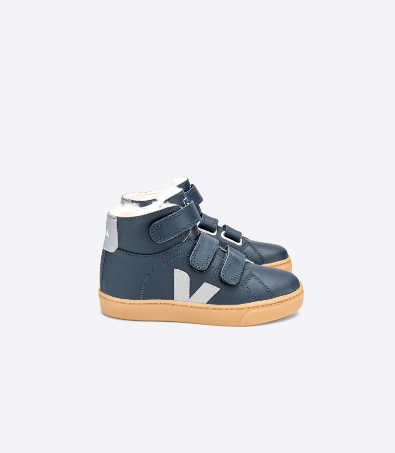 Mid Fured Leather Nautico Oxford Grey Veja Original