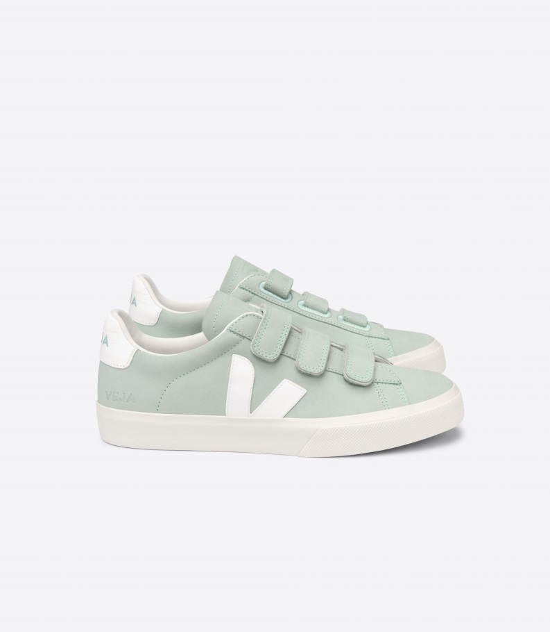 Veja Original Nubuck Matcha White