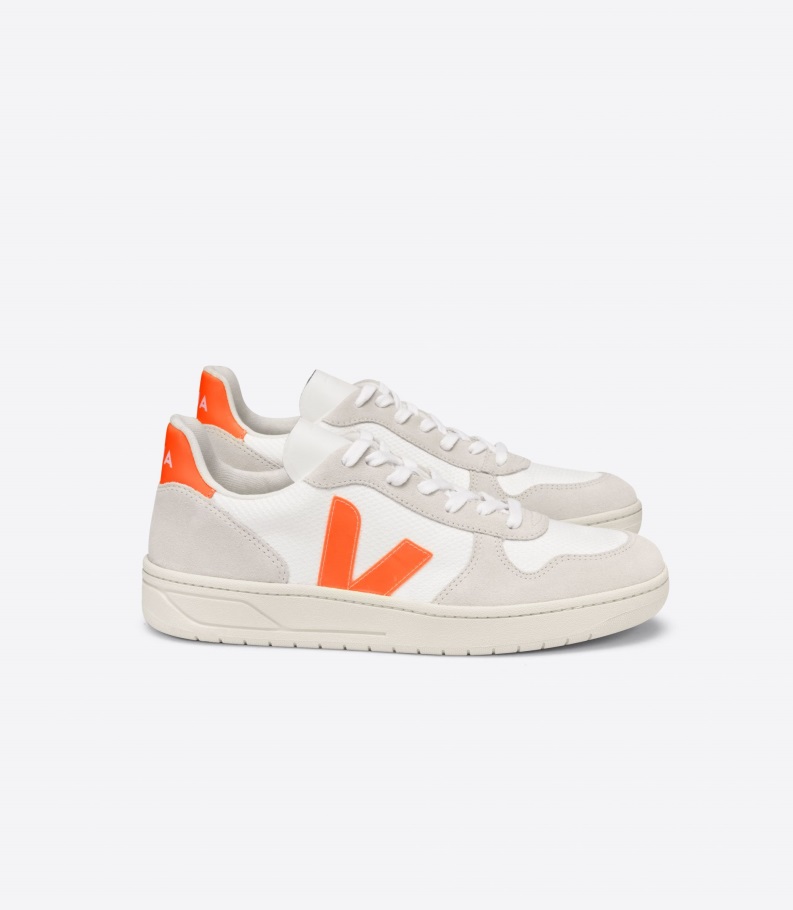 B-Mesh White Natural Orange Fluo Special Veja Origional