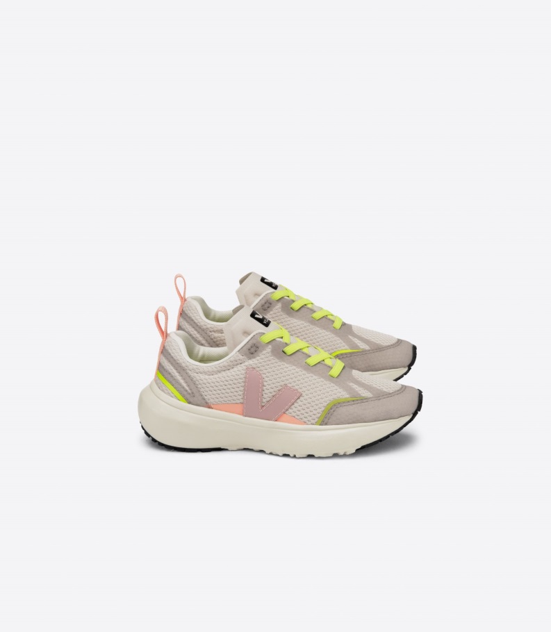 Veja Origional Elastic Laces Alveomesh Natural Babe Collection