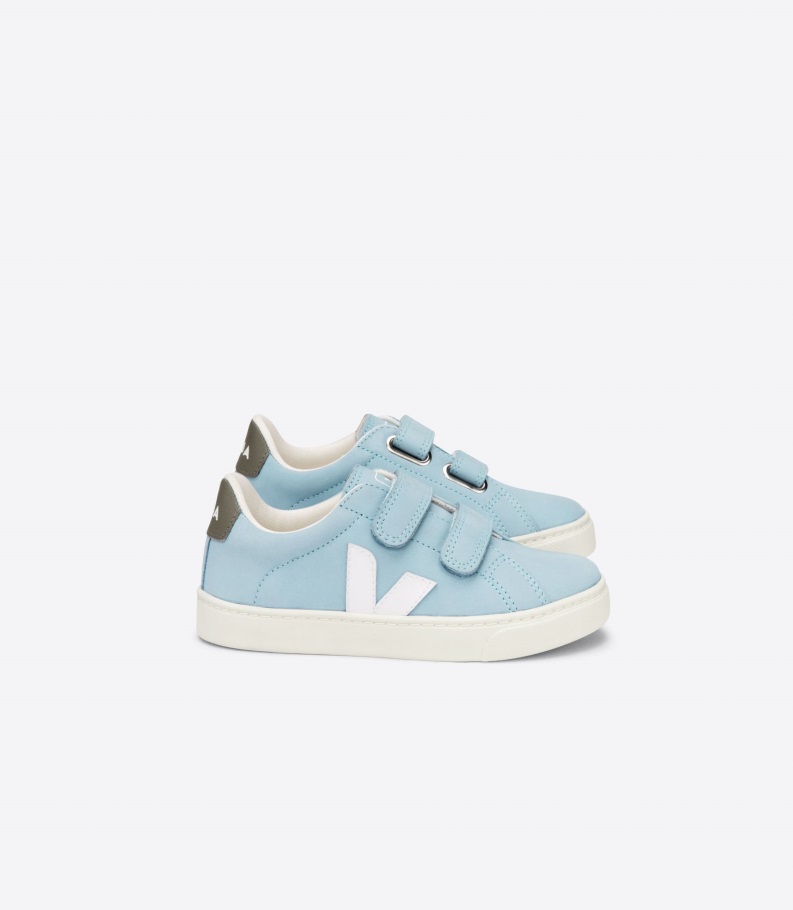 Veja Origional Perfect Nubuck Steel White
