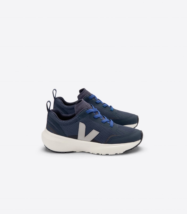 Perfect Veja Origional Elastic Laces Alveomesh Nautico Oxford Grey