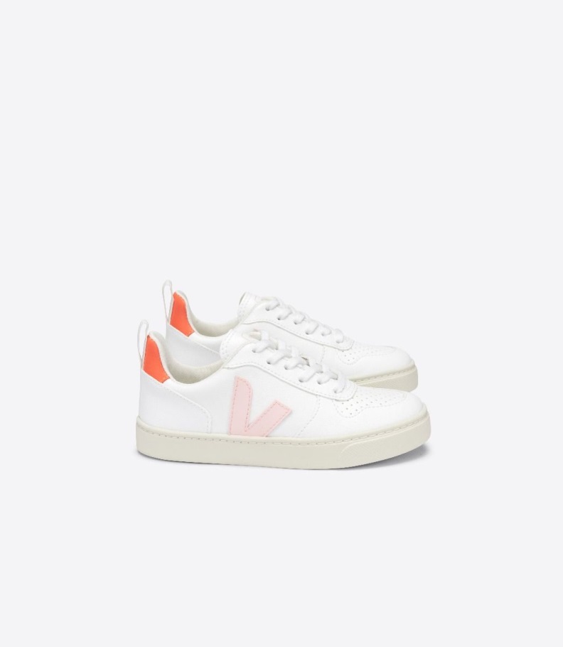 Laces Cwl White Petale Orange Fluo Veja Origional Premium