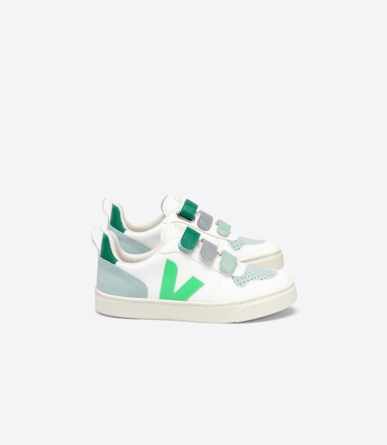 Original Chromefree Leather White Absinthe Multico Veja