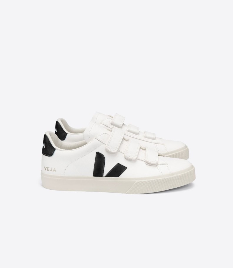 Veja Origional Chromefree Leather White Black Series
