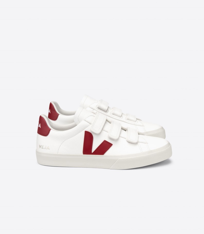 Veja Origional Perfect Chromefree Leather White Marsala