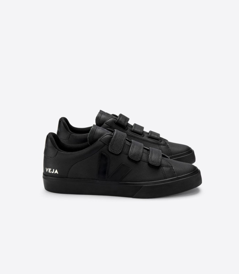 Special Chromefree Leather Full Black Veja Origional