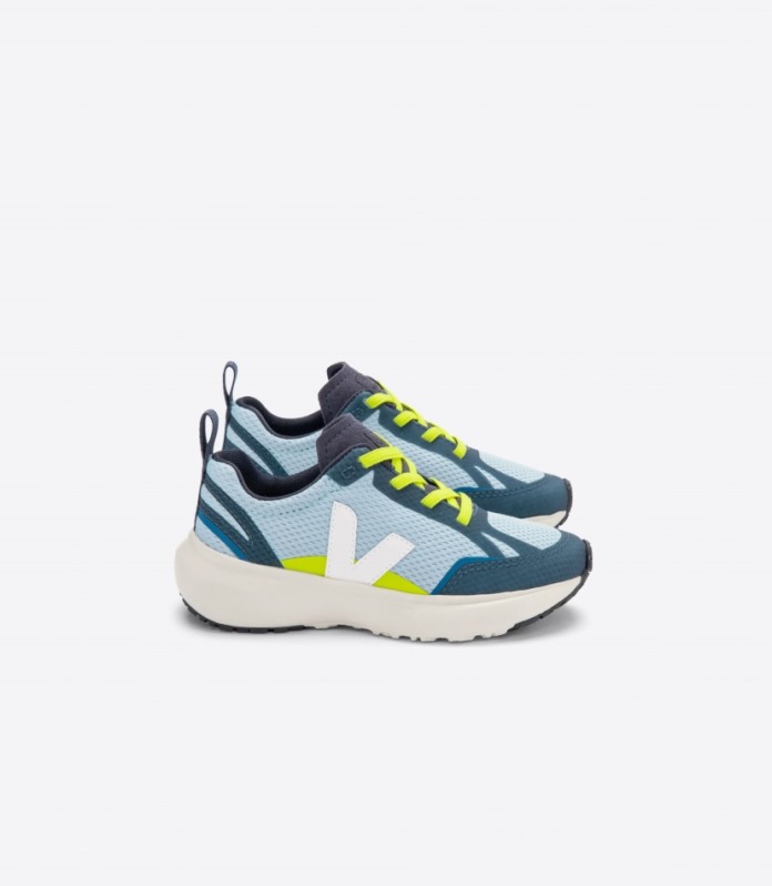 Veja Original Canary Alveomesh Steel White