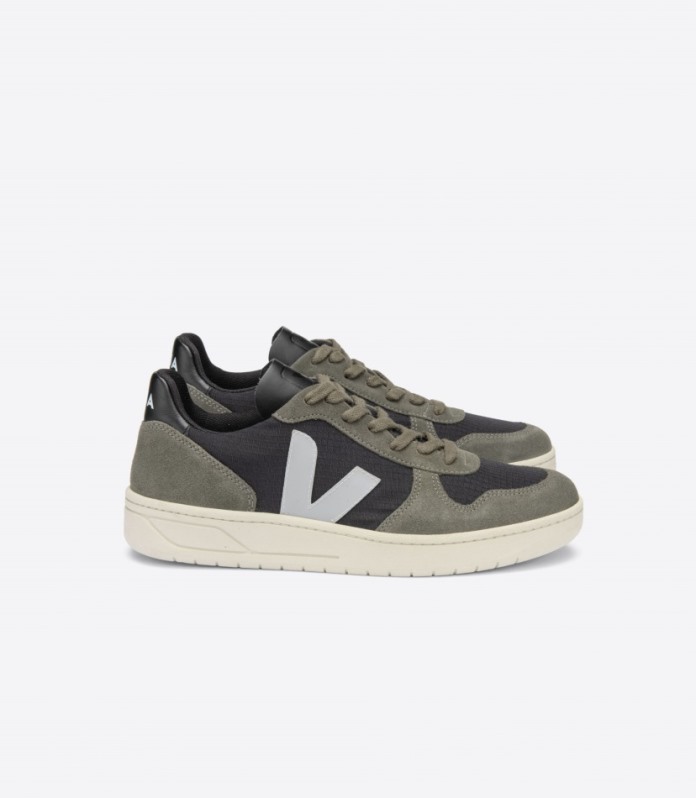 Veja Original V-10 Ripstop Crno Oksfordsko Sivo Blato