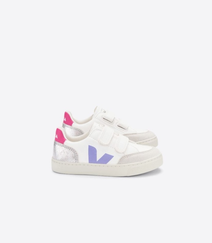 Veja Original V-12 Bezkromirana Koža Multico Srebrna